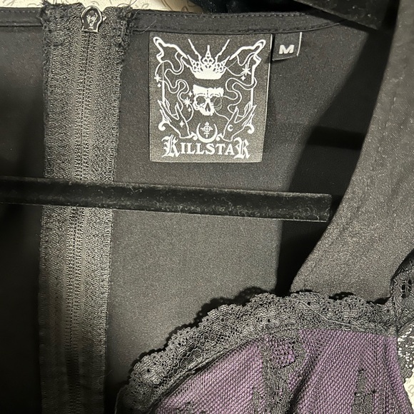 Killstar hocus party dress (plum) - Picture 3 of 4